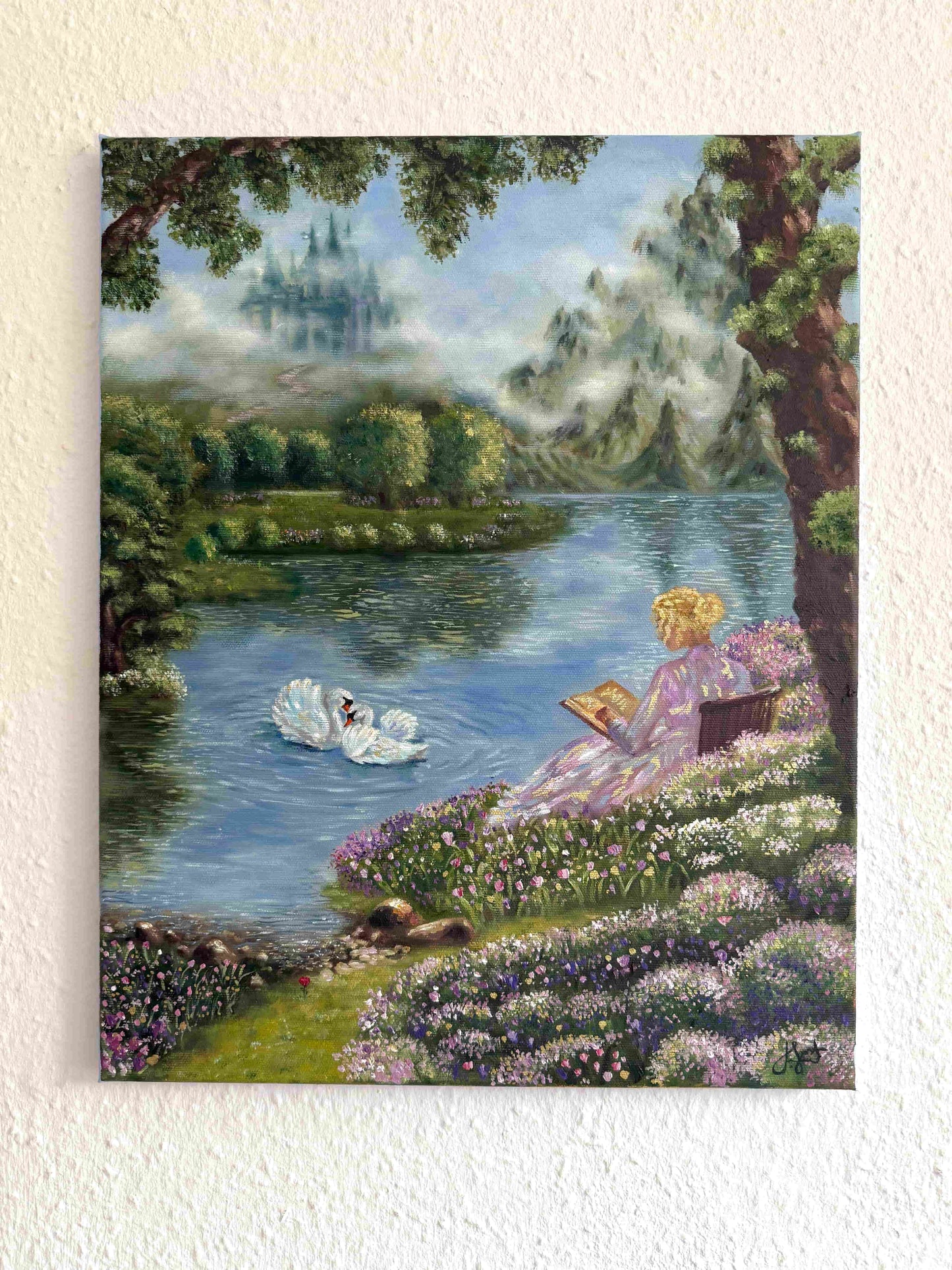 "The Lakes x I Hate It Here" Original Oil Painting