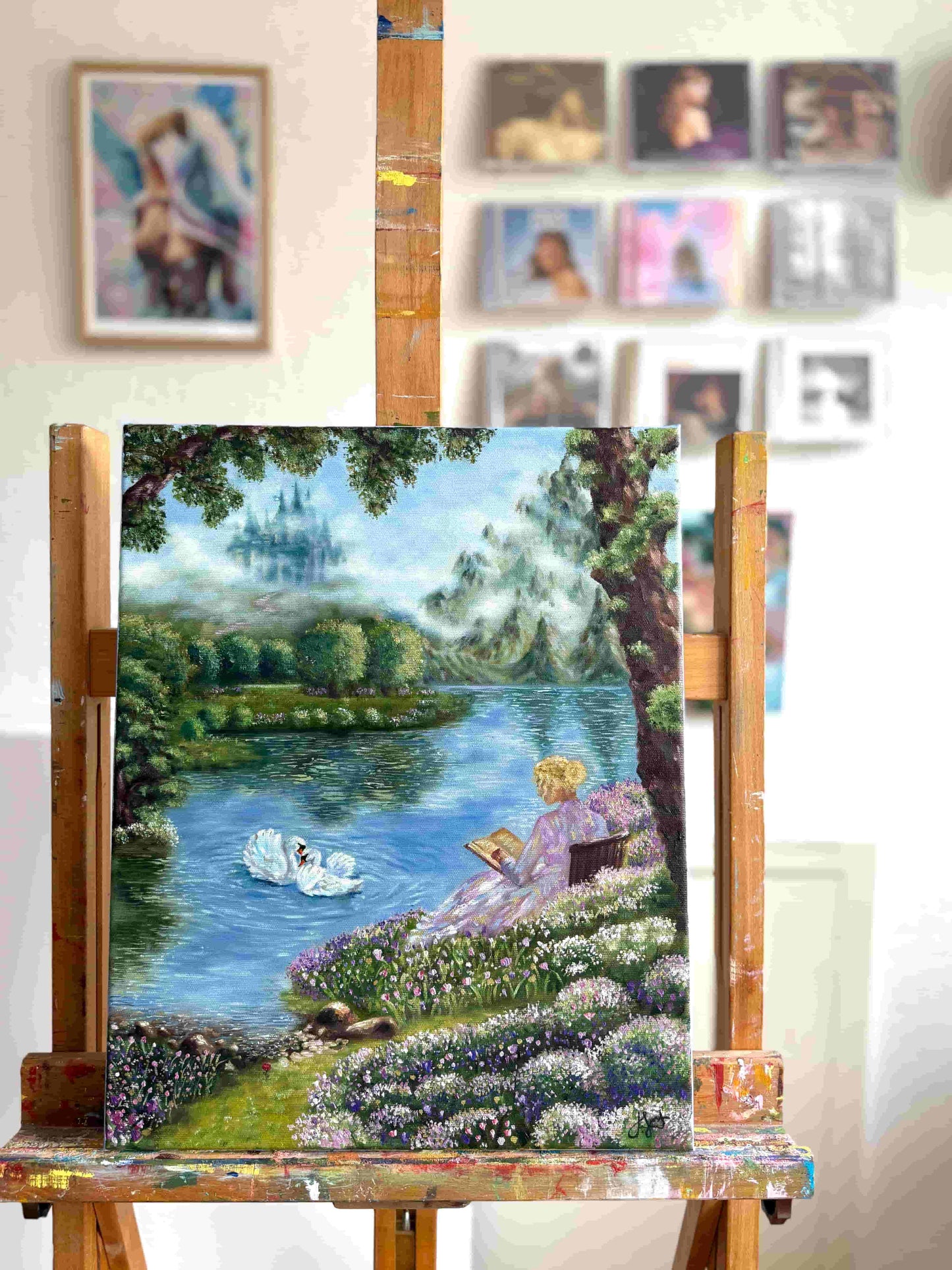 "The Lakes x I Hate It Here" Original Oil Painting