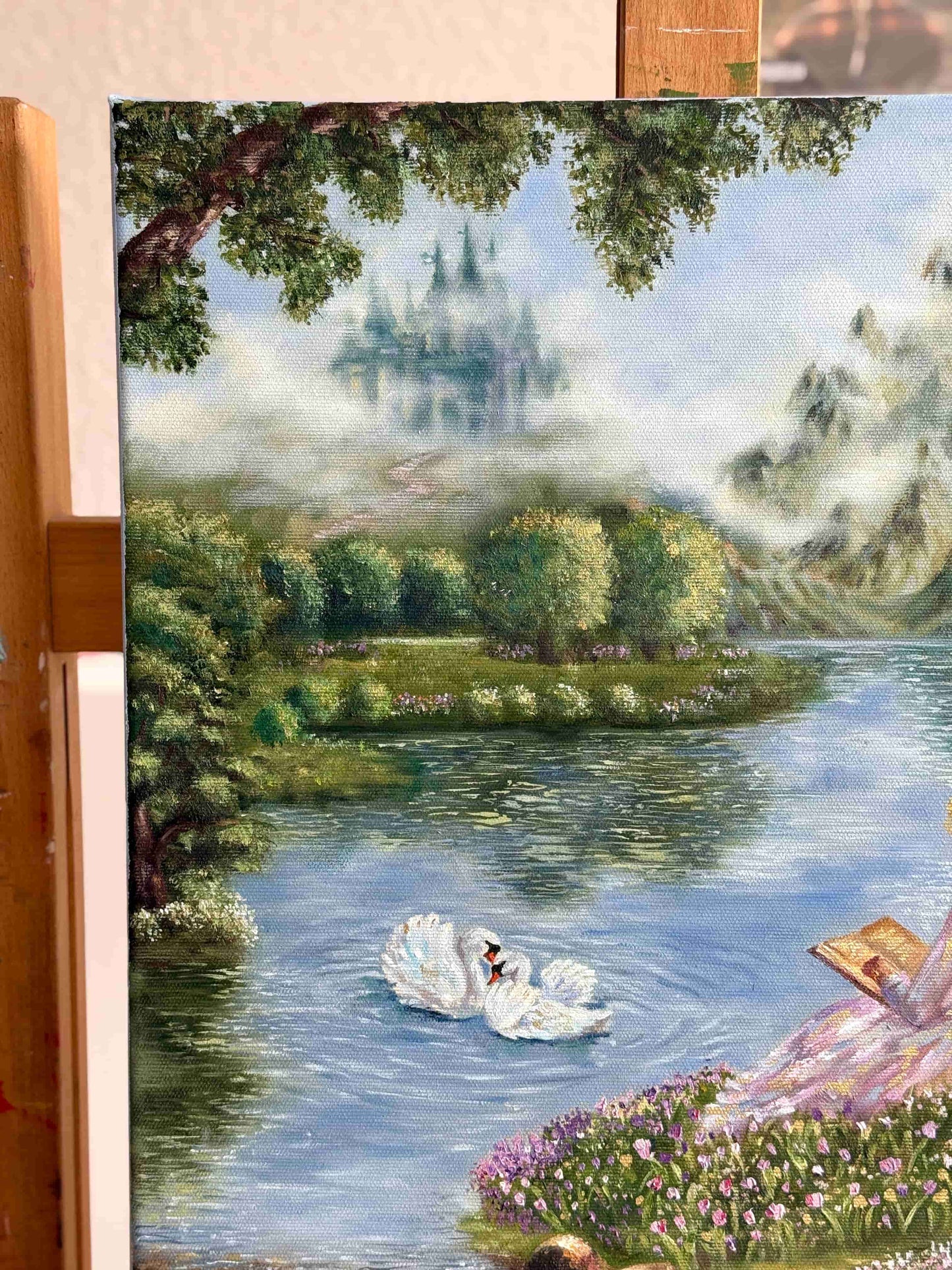 "The Lakes x I Hate It Here" Original Oil Painting