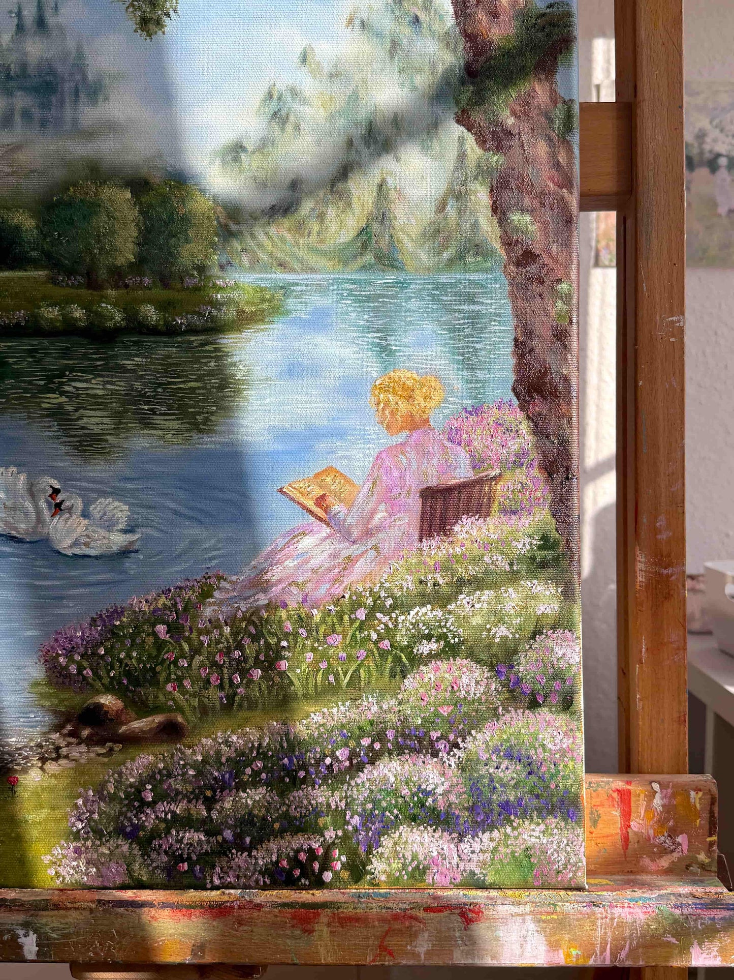 "The Lakes x I Hate It Here" Original Oil Painting